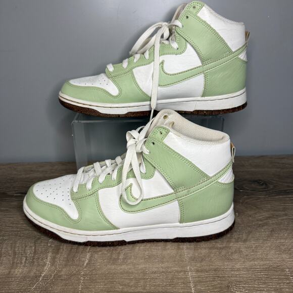 Nike Dunk High SE Mens 9.5 Inspected By Swoosh DQ7680-300 Honeydew White main image 6